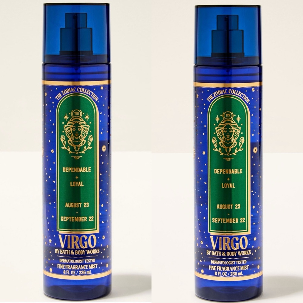 Bath & Body Works Virgo Zodiac Collection Fragrance Mist Set Of Two